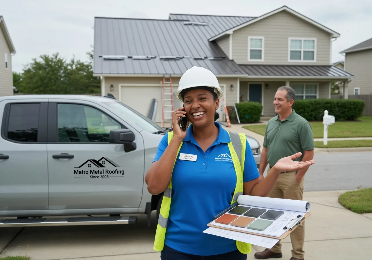 Storm Damage Metal Roof Repair in Bovina Center, NY